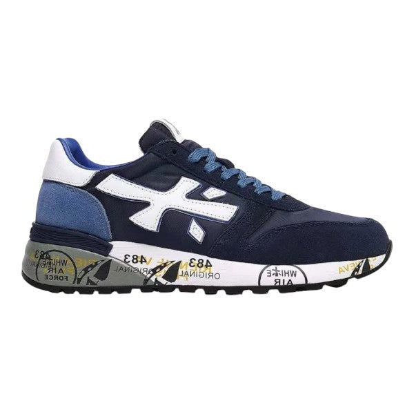 Premiata Mick Dark Blue & White