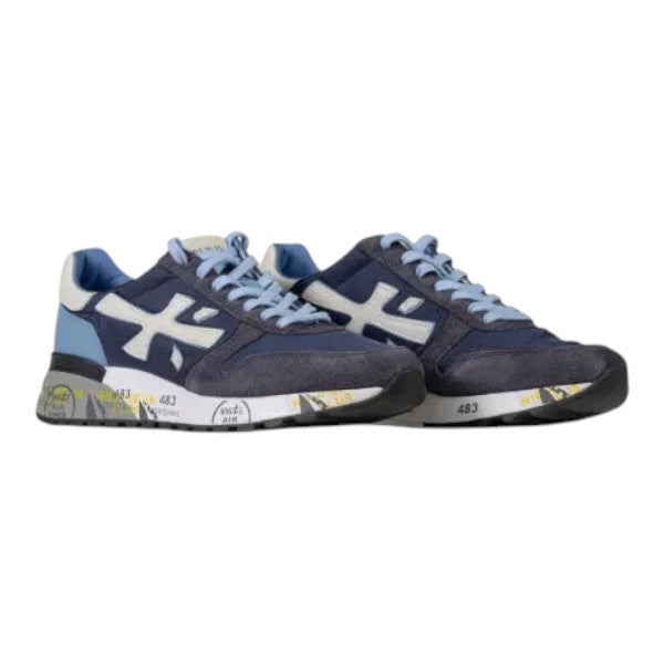 Premiata Mick Dark Blue & White